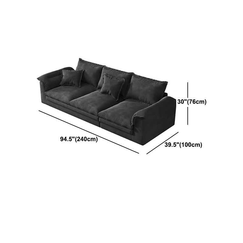 Sofá de brazo superior de almohada de almohada de almohada y almohada de la parte posterior de la parte posterior - 29.92 "H