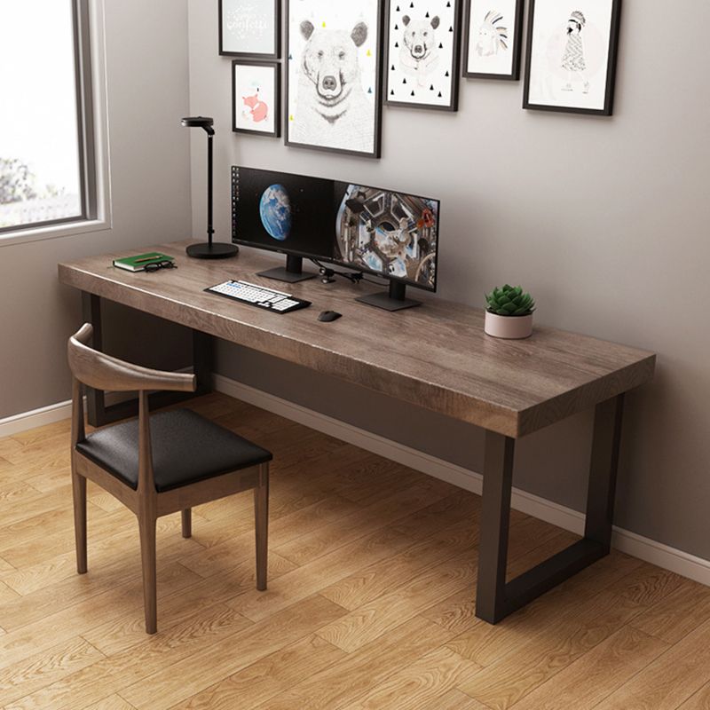 Wooden Contemporary Office Desk Rectangular Office Desk with Sled Base Clearhalo 'furn' 'furn_office_desk' 'Furniture' 'Office Desks' 'Office Furniture' 'office_desk' 1200x1200_027f171d-c672-40f7-92eb-67d15e3d5493