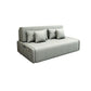 Linen Sleeper Sofa 39.37" Wide Blue Foldable Armless Sofa Bed