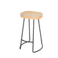 Contemporary Barstool Contoured Seat Bar Stool with Metal Base Clearhalo 'Bar Furniture' 'Bar Stools' 'bar_stools' 'furn' 'furn_bar_stools' 'Furniture' 'Kitchen & Dining Furniture' 1200x1200_0282c6b4-dd30-46ed-b75e-97ef1eebca15