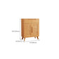 Door and Drawer Accent Cabinet Wood Cabinet in Brown/Natural Clearhalo 'Cabinets & Chests' 'cabinets_chests' 'furn' 'furn_cabinets_chests' 'Furniture' 'Living Room Furniture' 1200x1200_02862b4f-8093-45c9-93fd-7efbd095c9b0