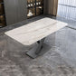 Traditional Luxury Pedestal Rectangle Dining Table Stone Table for Dining Room Clearhalo ' dining_table' 'Dining Tables & Seating' 'Dining Tables' 'furn' 'furn_dining_table' 'Furniture' 'furniture_dining_table' 'Kitchen & Dining Furniture' 'kitchen&dining_furn' 'kitchen' 'kitchen_dining_table' 1200x1200_0287223f-6df3-4bd4-9d01-2d6f45d40b05