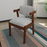 Chaise de chaise de chaise à manger contemporaine avec jambes en bois pour cuisine