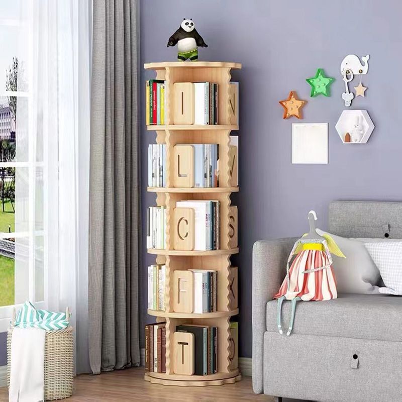 Scandinavian Style Bookshelf Closed Back Solid Wood Bookcase for Home Office Clearhalo 'Bookcases' 'furn' 'furn_bookcases' 'Furniture' 'furniture_bookcases' 'Office Furniture' 1200x1200_028880fc-1fb2-4efe-8df2-75ebef4e276a