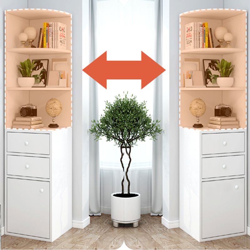 Contemporary 1 Door Accent Cabinet Corner Straight Legs Storage Cabinet Clearhalo 'Cabinets & Chests' 'cabinets_chests' 'furn' 'furn_cabinets_chests' 'Furniture' 'Living Room Furniture' 1200x1200_02896565-1135-4be6-a542-fe8615005153