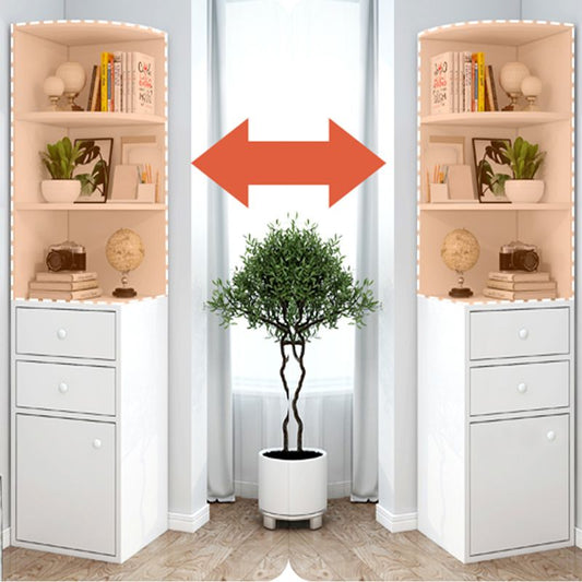 Contemporary 1 Door Accent Cabinet Corner Straight Legs Storage Cabinet Clearhalo 'Cabinets & Chests' 'cabinets_chests' 'furn' 'furn_cabinets_chests' 'Furniture' 'Living Room Furniture' 1200x1200_02896565-1135-4be6-a542-fe8615005153