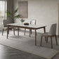 Modern 1/4/5/7 Pieces Dining Table Set Stone Rectangle Furniture in White Clearhalo 'Dining Room Sets' 'Dining Tables & Seating' 'dining_room_set' 'furn' 'furn_dining_room_set' 'Furniture' 'Kitchen & Dining Furniture' 1200x1200_028be983-76de-4e52-8018-83af6e91e2df
