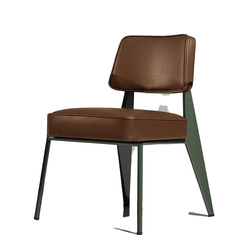 Industrial Style 24.4" Wide Faux Leather Fixed Back Armless Chair Clearhalo 'Accent Chairs' 'accent_chairs' 'Chairs & Seating' 'furn' 'furn_accent_chairs' 'Furniture' 'Living Room Furniture' 1200x1200_028c7044-84ae-489c-a249-2ab1981d8ec1