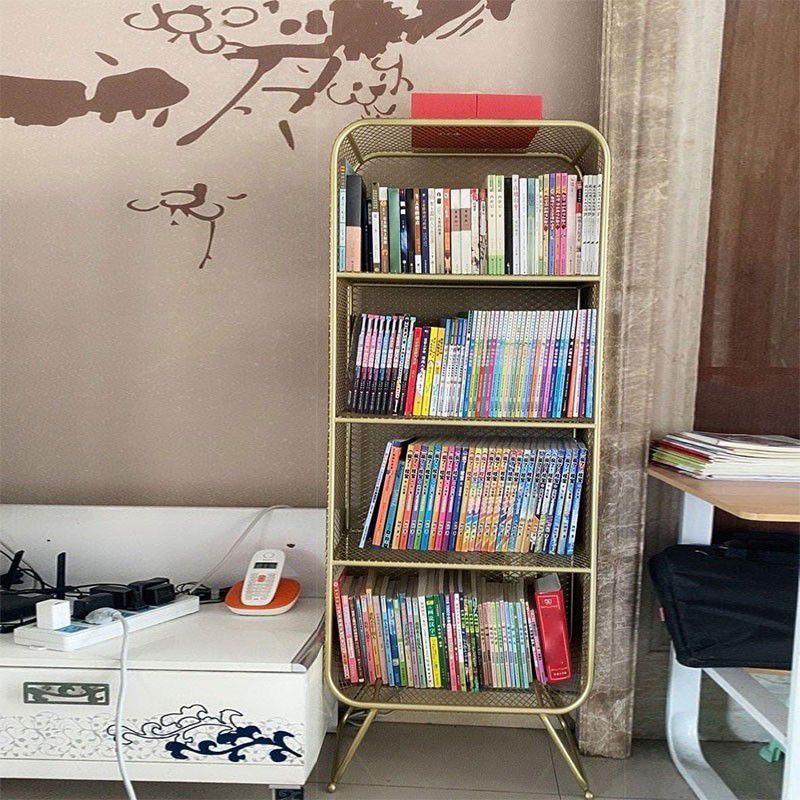 Glam Style Bookshelf Closed Back Bookcase for Home Office and Study Room Clearhalo 'Bookcases' 'furn' 'furn_bookcases' 'Furniture' 'furniture_bookcases' 'kitchen' 'kitchen_bookcases' 'Living Room Furniture' 'Office Furniture' 1200x1200_028c8f35-40ea-4cda-8293-e43fdd4f07a5