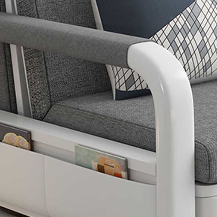 Cuscino di divano di divano futon incluso di divano futon braccia rotondi