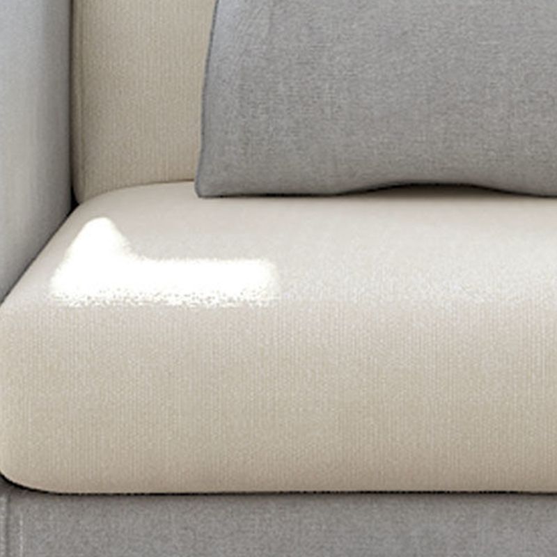Cuscini moderni standard a braccio quadrato soggiorno divano stazionario di lino