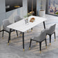 Nordic 1/4/5/7 Pieces Dining Set Rectangle Stone Dining Table for Dining Room Clearhalo 'Dining Room Sets' 'Dining Tables & Seating' 'dining_room_set' 'furn' 'furn_dining_room_set' 'Furniture' 'Kitchen & Dining Furniture' 1200x1200_0291cfc4-a86c-4ad4-9bc8-2dba3bf08219