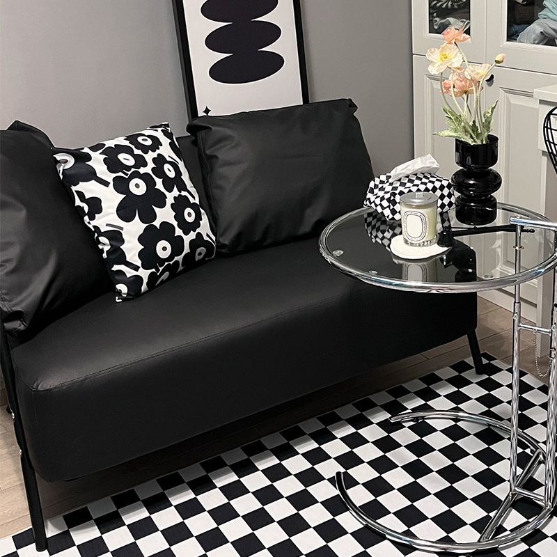 Stationary Loveseat Cushions Back Standard Sofa with Pillows