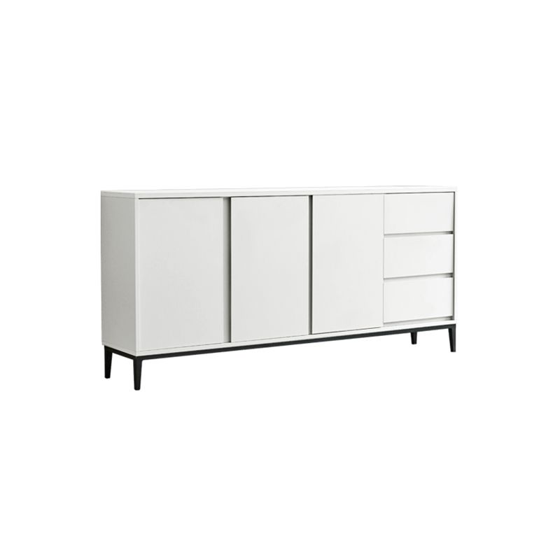 Mesa de buffet de piedra y madera del aparador de buffet con cajones