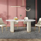 Oval Double Pedestal Luxury Dining Table Sintered Stone White Fixed Table for Restaurant Clearhalo ' dining_table' 'Dining Tables & Seating' 'Dining Tables' 'furn' 'furn_dining_table' 'Furniture' 'furniture_dining_table' 'Kitchen & Dining Furniture' 'kitchen&dining_furn' 'kitchen' 'kitchen_dining_table' 1200x1200_029690de-04d9-4d37-bd77-8b1b9d13a540