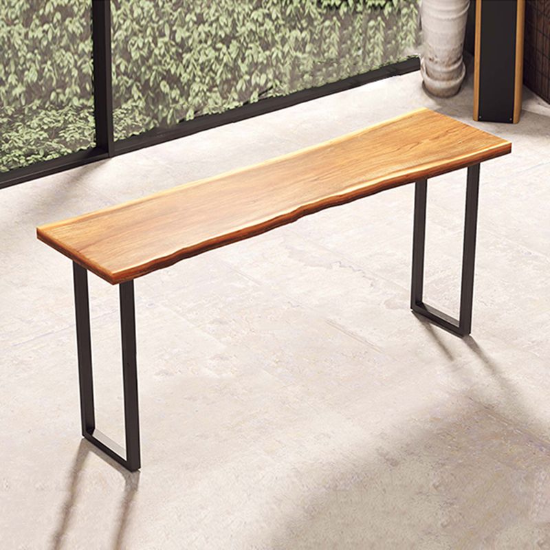 Juego de mesa de bar moderno, mesa de mostrador rectangular de madera de pino de 1/2/5 piezas con taburetes altos