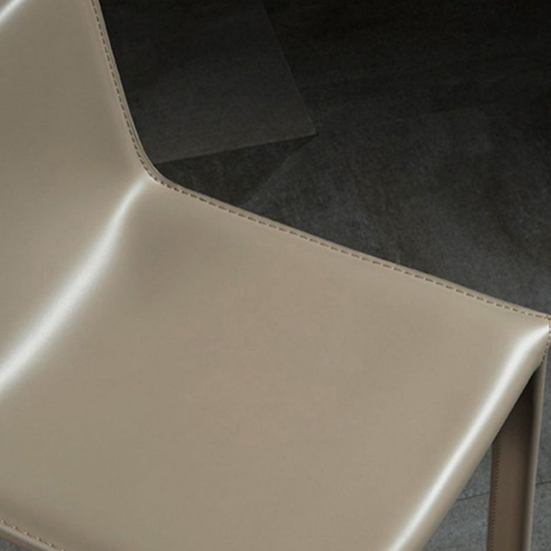 Contemporary Metal Legs Faux Leather Upholstered Living Room Bar Stool Clearhalo 'Bar Furniture' 'Bar Stools' 'bar_stools' 'furn' 'furn_bar_stools' 'Furniture' 'Kitchen & Dining Furniture' 1200x1200_029aa128-cb7c-4f64-bef7-8c89026d27ae