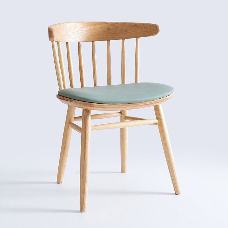 Contemporary Windsor Back Side Chair Solid Wood Dining Armless Chair Clearhalo ' kitchen&dining_furn' 'Dining Chairs' 'Dining Tables & Seating' 'dining_chair' 'furn' 'furn_dining_chair' 'Furniture' 'furniture_dining_chair' 'Kitchen & Dining Furniture' 'kitchen' 1200x1200_029d8834-87e8-492a-94ae-ce45b1eec0f6
