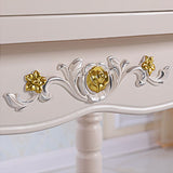 White Extendable Dining Table Solid Wood Dining Table for Dining Room