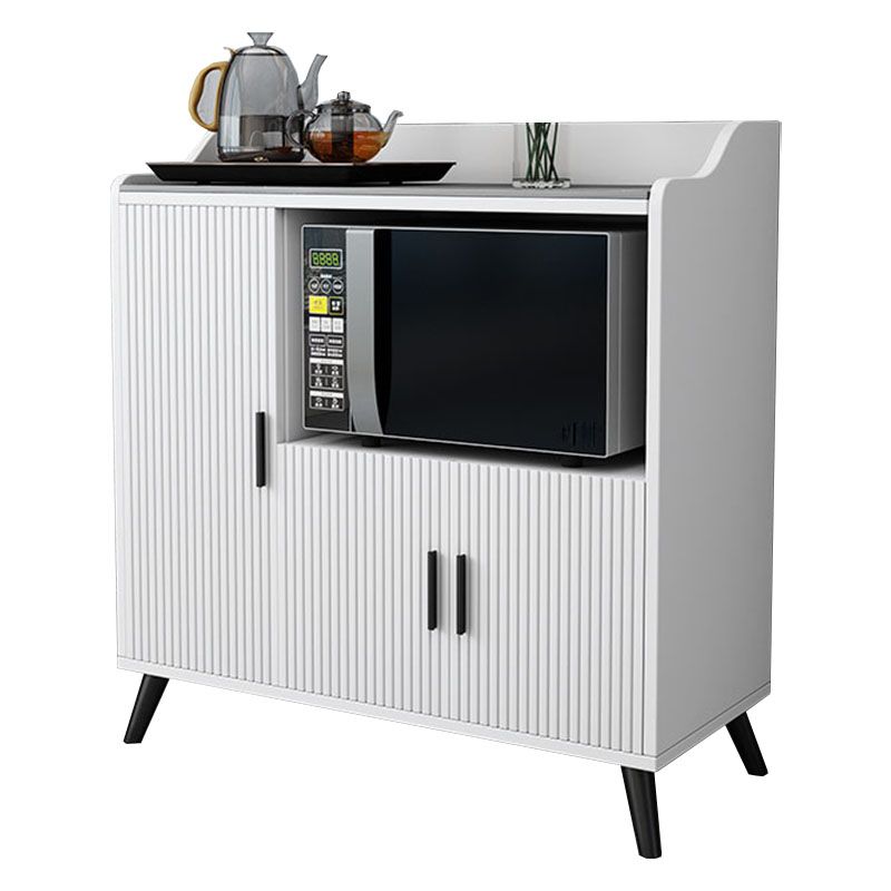 Server da pranzo bianco pietra top glam sideboard in legno finto per cucina