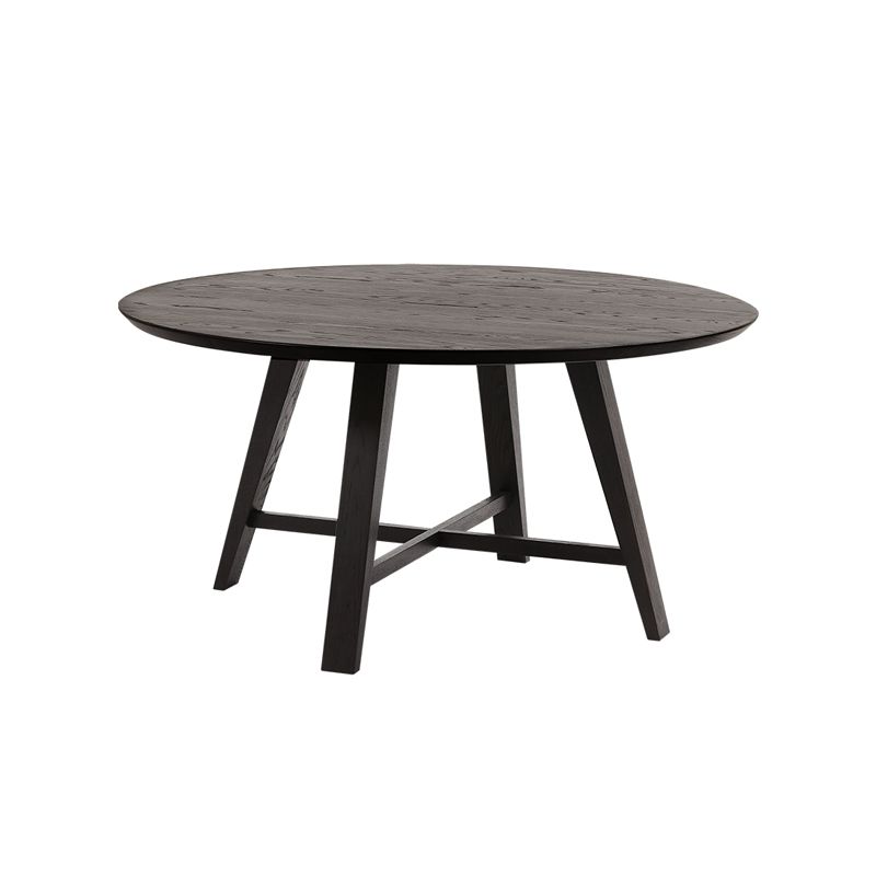 Mesa de comedor moderna mesa redonda de madera para comedor