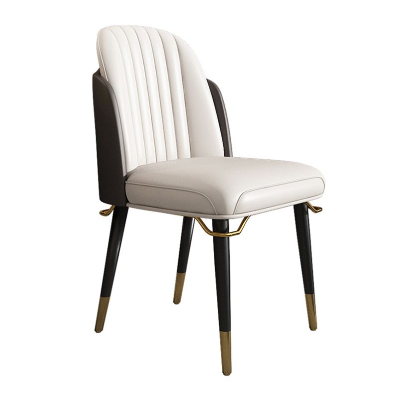 Glam Upholstered Dining Accent Chair Parsons Dining Side Chair