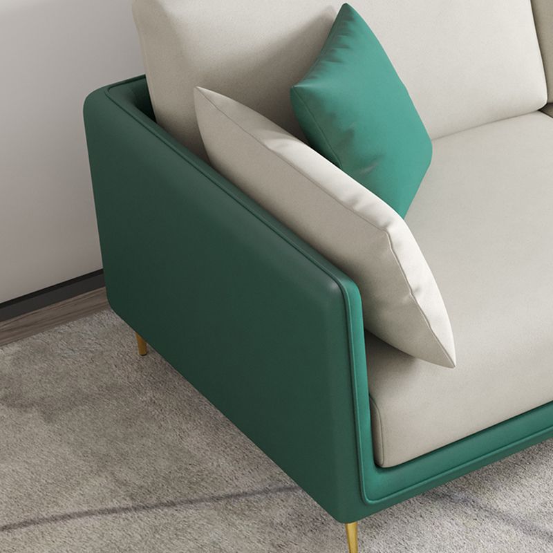Square Arm Sofa with Sponge Cushion Modern for Living Room, Apartment Clearhalo 'furn' 'furn_sofas' 'Furniture' 'furniture_sofas' 'Living Room Furniture' 'Sofa' 'sofas' 1200x1200_02a27aba-c331-4434-b38e-29b280173856