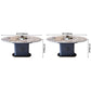 Extendable Round Dining Table Modern Adjustable Sintered Stone Top Table with Storage Pedestal Clearhalo ' dining_table' 'Dining Tables & Seating' 'Dining Tables' 'furn' 'furn_dining_table' 'Furniture' 'furniture_dining_table' 'Kitchen & Dining Furniture' 'kitchen&dining_furn' 'kitchen' 'kitchen_dining_table' 1200x1200_02a32f30-75f7-464e-b835-23df5809e125