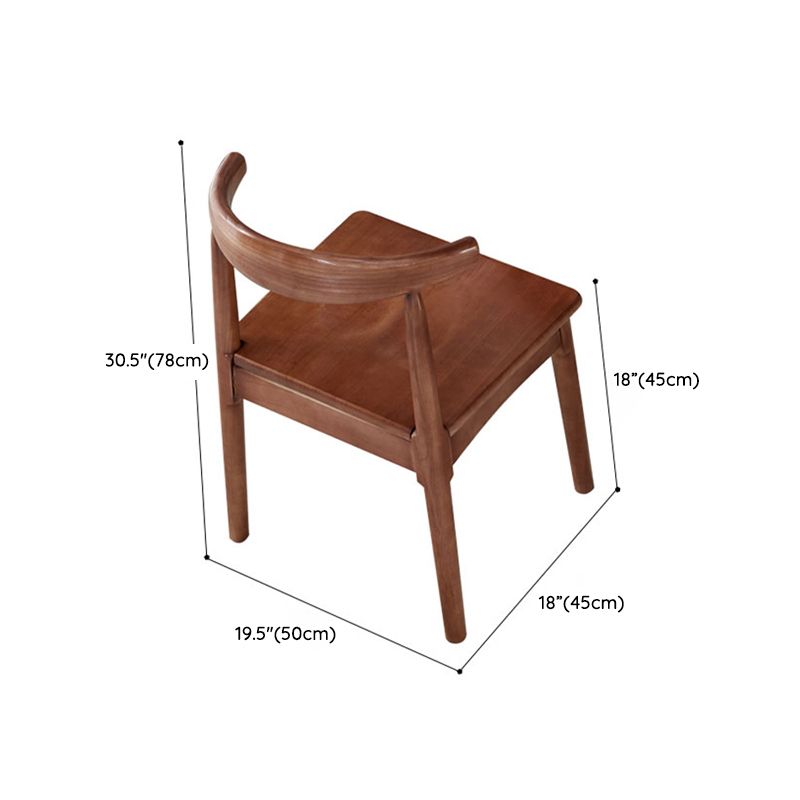 Set di tavoli da pranzo rettangolare marrone 1/2/5/7 PC Dinette in legno massiccio per la cucina