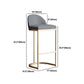 Ensemble de Table de Bar Glam, 1/5 pièces, Table de comptoir rectangulaire en pierre avec tabourets hauts pour cuisine
