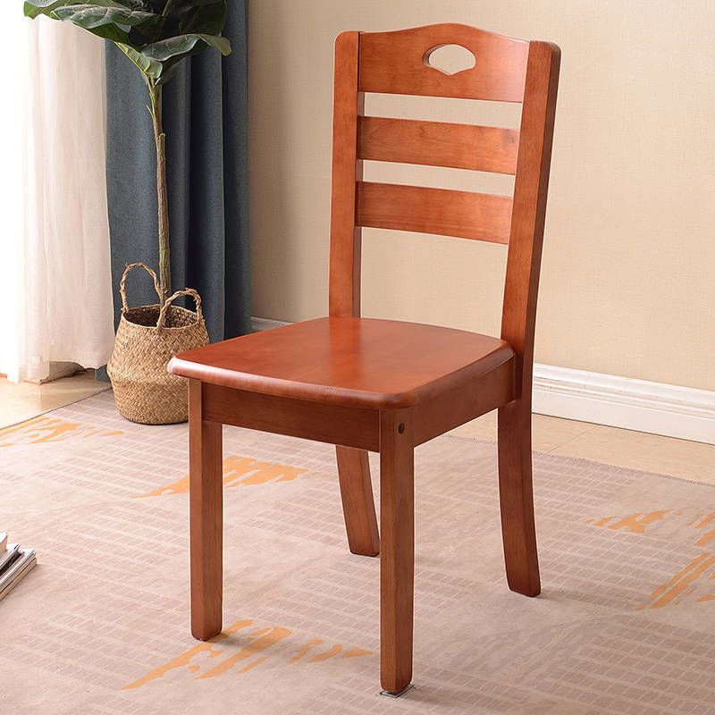 Wooden Traditional Indoor Dining Side Chair Ladder Back Dining Side Chair Clearhalo ' kitchen&dining_furn' 'Dining Chairs' 'Dining Tables & Seating' 'dining_chair' 'furn' 'furn_dining_chair' 'Furniture' 'furniture_dining_chair' 'Kitchen & Dining Furniture' 'kitchen' 1200x1200_02a93645-d44e-4199-8e97-724c0c514f50