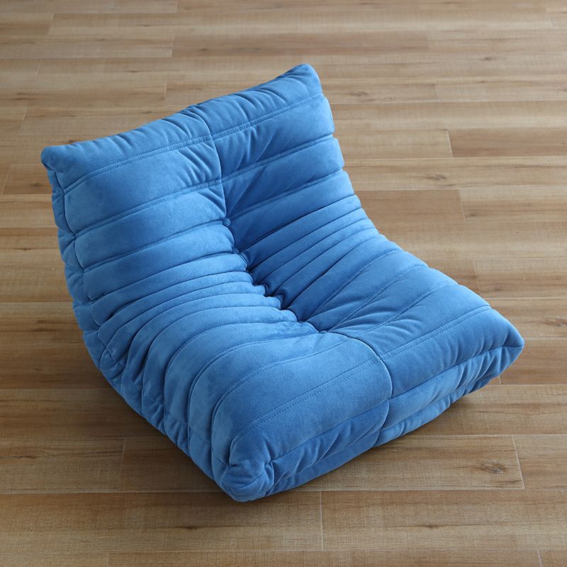 Silla de acento de color sólido sin brazo con asiento de tela para niños