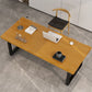 Bureau d'écriture rectangulaire en bois massif du bureau naturel moderne pour le bureau