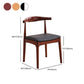 Contemporary Style Side Chair Wood Open Back Dining Chair for Dining Room