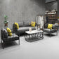 Contemporary Metal Square Arm Sofa Fabric Cushions Sofa for Living Room Clearhalo 'furn' 'furn_sofas' 'Furniture' 'Living Room Furniture' 'Sofa' 'sofas' 1200x1200_02ae4010-c03a-41e3-8c51-b9b7d119e95d