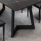 Industrial Style Dining Table Black Sintered Stone Dining Table with Metal Base Clearhalo ' dining_table' 'Dining Tables & Seating' 'Dining Tables' 'furn' 'furn_dining_table' 'Furniture' 'furniture_dining_table' 'Kitchen & Dining Furniture' 'kitchen&dining_furn' 'kitchen' 'kitchen_dining_table' 1200x1200_02b3db0b-cd52-4053-9efa-41e6a01e1e4a