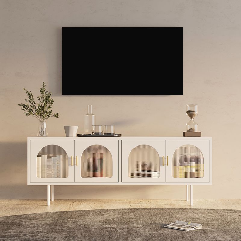 Nordic TV Cabinet Modern Simple Light Luxury Living Room TV Cabinet Small Family TV Stand Clearhalo 'furn' 'furn_tv_stands_entertainment_centers' 'Furniture' 'Living Room Furniture' 'TV Stands & Entertainment Centers' 'TV Stands & Media Storage Furniture' 'tv_stands_entertainment_centers' 1200x1200_02b5337e-2c6d-481f-9892-bfff729190bc