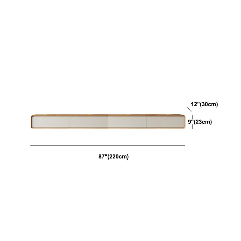 Console TV sospesa da 9" Mobile TV moderno con cassetti per soggiorno