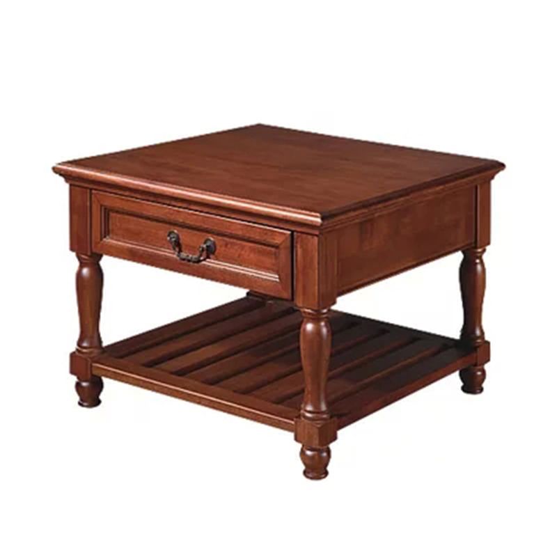 Traditional 4 Legs End Table Square Wood Top Side End Table for Living Room Clearhalo 'Coffee & Accent Tables' 'End & Side Tables' 'end_side_table' 'end_side_tables' 'furn' 'furn_end_side_tables' 'Furniture' 'furniture_end_side_table' 'Living Room Furniture' 1200x1200_02b5ee4c-3e3d-40f6-a82e-a103d8a1274e