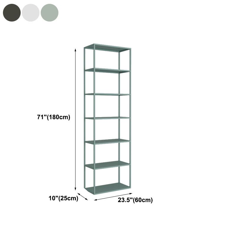 Open terug moderne stijl boekenkast metal boekenplank voor thuiskantoor