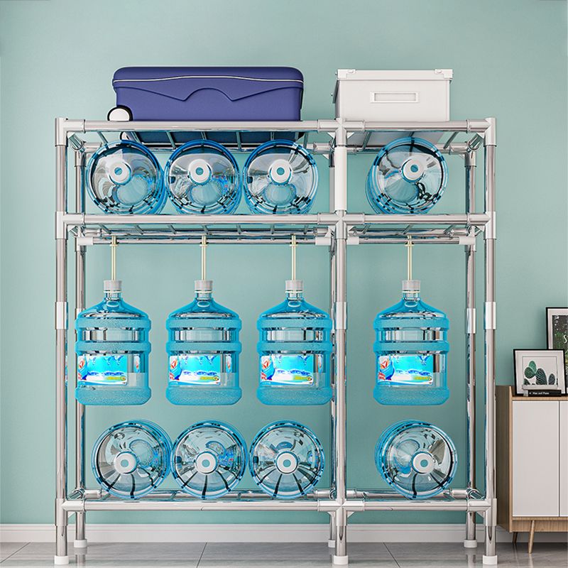 Metal Frame Home Wardrobe Armoire Modern Style Wardrobe with Shelves