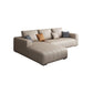 Beige Modern Faux Leather Square Arm Sofa/Sectional with Pillowed Back Cushions Clearhalo 'furn' 'furn_sectionals' 'Furniture' 'furniture_sectionals' 'kitchen' 'kitchen_sectionals' 'Living Room Furniture' 'Sectionals' 1200x1200_02bbed21-22ca-426d-83df-9762a6e67631