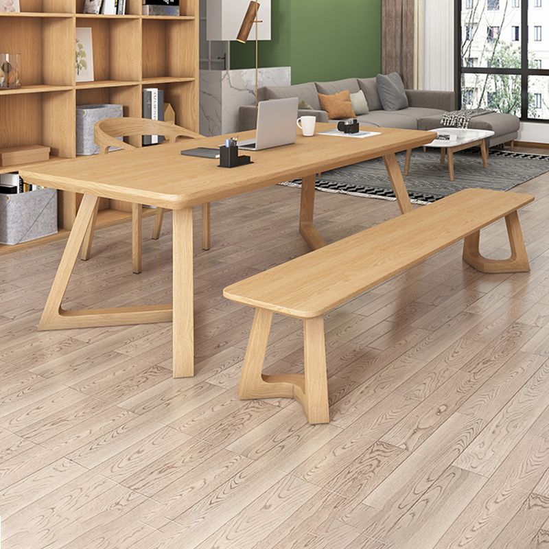 MODERNA 29.53 "Desca di ufficio alta in legno massiccio scrittura naturale