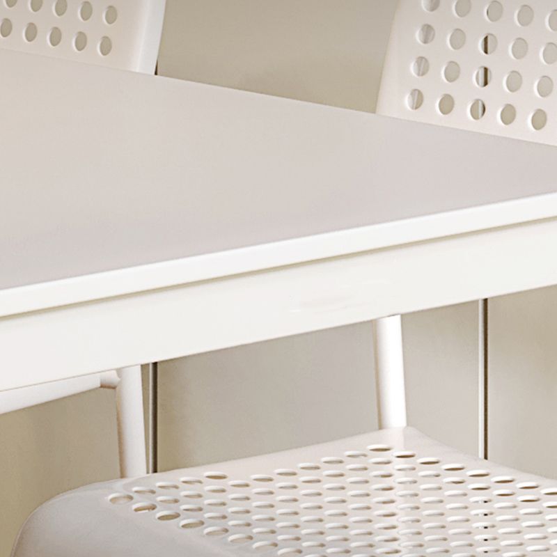 Modern 1/4/5 stukken eettafel rechthoekige houten meubels voor restaurant