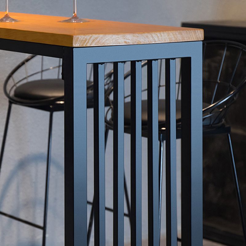 Black Metal Bar Stool Industrial Bar Height Armless Stool with Cushion Clearhalo 'Bar Furniture' 'Bar Stools' 'bar_stools' 'furn' 'furn_bar_stools' 'Furniture' 'Kitchen & Dining Furniture' 1200x1200_02c23792-19cc-433a-aa0c-09be32b61750
