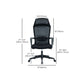 Modern Ergonomic Chair Adjustable Seat Height Office Chair with Wheels
