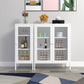 Door Steel Sideboard Modern Server Cabinet with Storage for Dining Room Clearhalo 'buffet_sideboard' 'Buffets & Sideboards' 'furn' 'furn_buffet_sideboard' 'Furniture' 'furniture_buffet_sideboard' 'Kitchen & Dining Furniture' 1200x1200_02c3f714-d99f-487e-bd2f-a31273cd9f6f