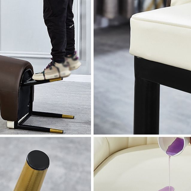 Scandinavian Indoor Armchair Metal Upholstered Parsons Back Dining Room Chair Clearhalo ' kitchen&dining_furn' 'Dining Chairs' 'Dining Tables & Seating' 'dining_chair' 'furn' 'furn_dining_chair' 'Furniture' 'furniture_dining_chair' 'Kitchen & Dining Furniture' 'kitchen' 1200x1200_02c5072b-31cc-430e-8d62-453026a3cde0