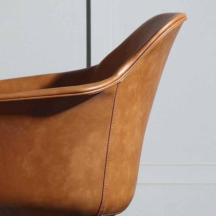 Contemporary Style Dining Chair Arm Metal Side Parsons Chairs for Kitchen Clearhalo ' kitchen&dining_furn' 'Dining Chairs' 'Dining Tables & Seating' 'dining_chair' 'Furniture' 'furniture_dining_chair' 'Kitchen & Dining Furniture' 'kitchen' 1200x1200_02c94fd7-5600-4974-9b39-fc341118d3af