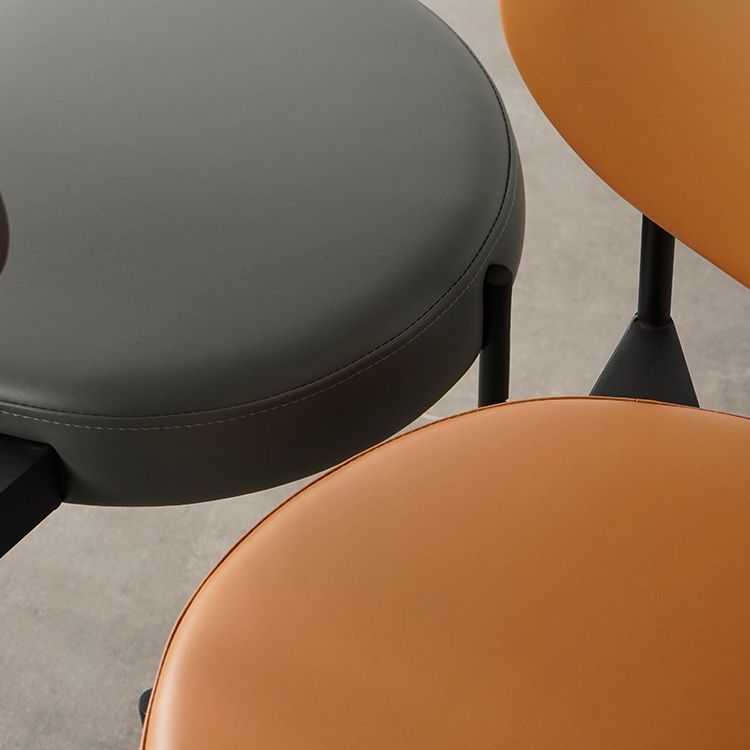 Modern Metal Base Indoor Chair 32''H Open Back Dining Side Chair with 4 Legs Clearhalo ' kitchen&dining_furn' 'Dining Chairs' 'Dining Tables & Seating' 'dining_chair' 'furn' 'furn_dining_chair' 'Furniture' 'furniture_dining_chair' 'Kitchen & Dining Furniture' 'kitchen' 1200x1200_02caddff-e876-42df-82d3-f2bb39267cf5